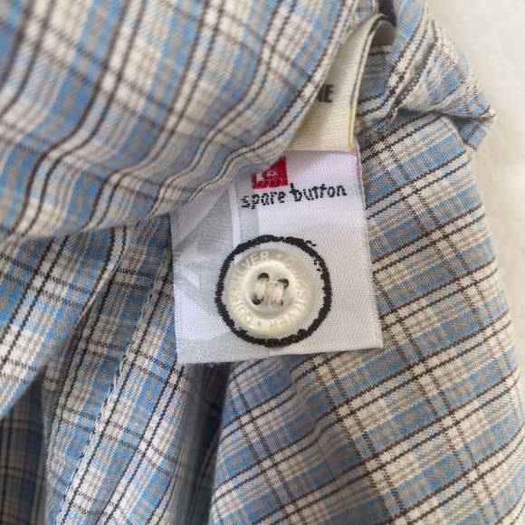 QUICKSILVER - Vintage Men's Button Up Short Sleeve, Blue, Small - Picture 7 of 7